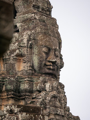 Fototapeta na wymiar Bayon temple at Angkor Thom in Cambodia