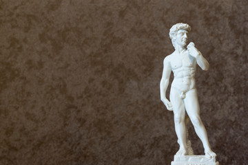 Statue of David (Michelangelo)  Front View Background 2019