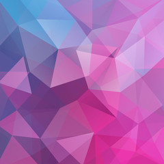 Obraz premium Background of pink, blue geometric shapes. Mosaic pattern. Vector EPS 10. Vector illustration