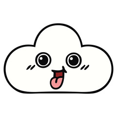 cute cartoon cloud