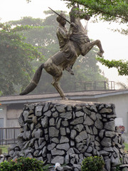 Naklejka premium traveling around Lagos Nigeria