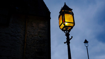 Fototapeta na wymiar Old street lamp post