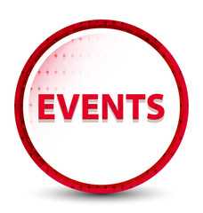 Events misty frozen red round button