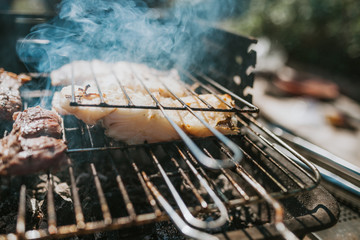 Grilled Cod Fish Cob