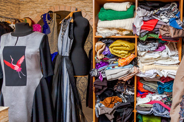 Fashion&nbsp;house, salon making dress.