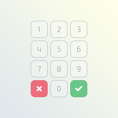 Digital entry keypad. © art_sonik