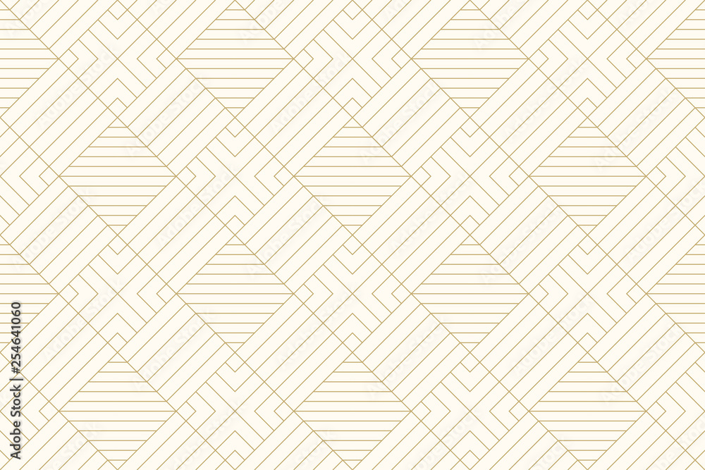 Aufkleber Background pattern seamless geometric abstract gold luxury color vector.