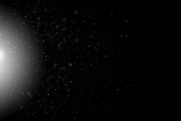 Cinematic dust and light leak photo overlay