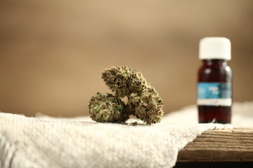 close up recreation marijuana medical cannabis oil cbd