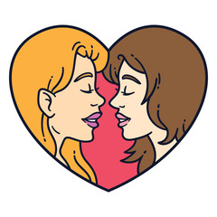 Gay couple love. Lesbian love.