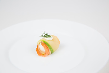 bites of salmon