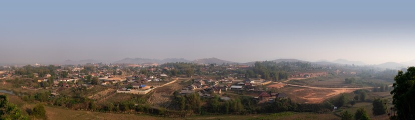 Fototapeta na wymiar Panoramic of Xieng Khouang province, Laos