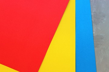 Graphic background-three colors: red, yellow, blue