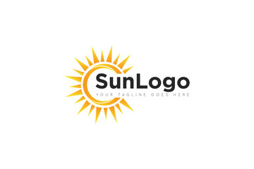 sun logo and icon Vector design Template. Vector Illustrator Eps.10