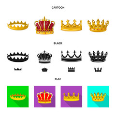 Vector design of medieval and nobility symbol. Set of medieval and monarchy stock symbol for web.