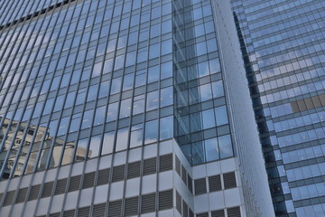 Fototapeta na wymiar a Syscrapers in Hong Kong in daytime, Kwai Hing