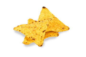 Naklejka premium triangular mexican chips