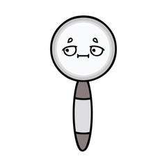 cute cartoon magnifying glass