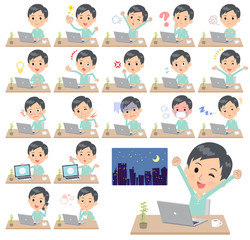 patient young men_desk work