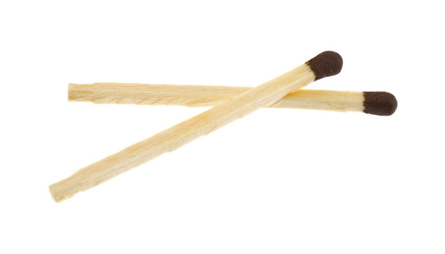 matches isolated on white background