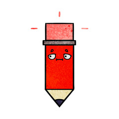 retro grunge texture cartoon pencil