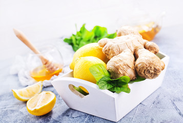 lemon,mint and gingers