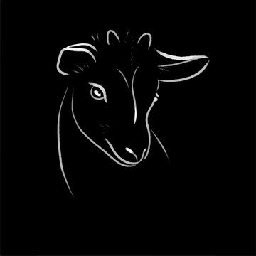 goat line illustration