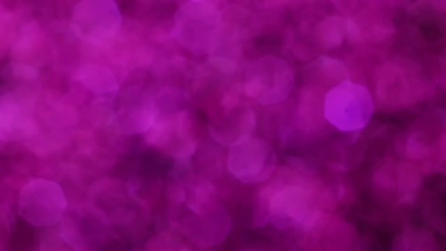Violet Merry Christmas magical bokeh lights background. Full HD video for the New Year backdrop.