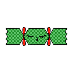 comic book style cartoon christmas cracker