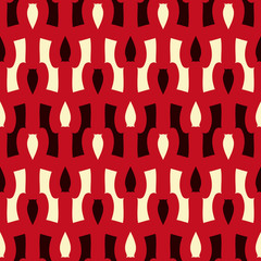 Seamless pattern with geometric ornament. Beautiful abstract illustration.