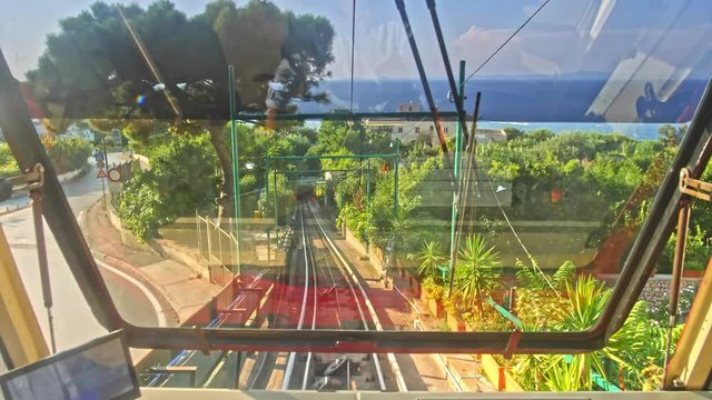Capri funicular cable car Italy
