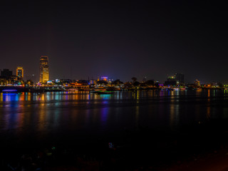 Phnom Penh cityscape in Cambodia