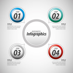Business infographics template