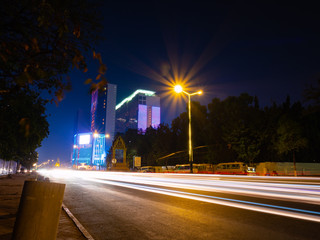 Phnom Penh cityscape in Cambodia