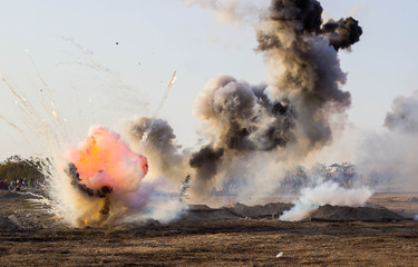 Military-historical festival in Crimea. Battle for Sevastopol (1944)