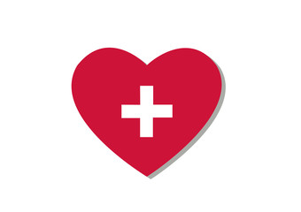 Healthy day, vector medicine elements