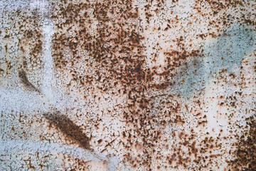 Rusted painted metal texture - Bilder