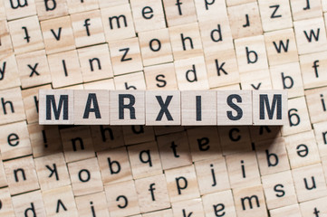 the word of MARXISM on building blocks concept