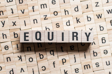 ENQUIRY word concept