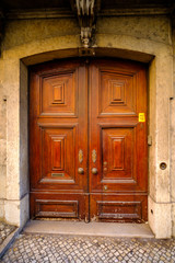 An old door in Lisbon, Portugal.
