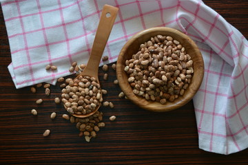 raw bean in a bowl