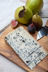 Gorgonzola picant Italian blue cheese, made from unskimmed cow's milk in North of Italy