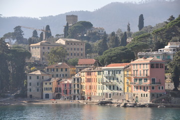 San Michele di Pagana between Rapallo and Santa Margherita Ligure, Genoa province, Liguria, Italy