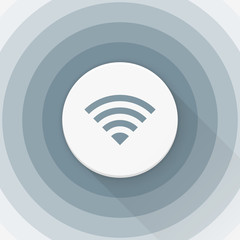 Wireless application button Adaptive icon Ready Design illustration