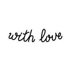 Fototapeta premium Vector hand drawn lettering