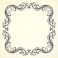 Vignette. Vector drawing