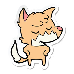 cartoon sassy fox