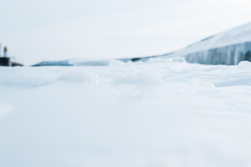 landscape with ice