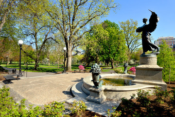 Angel of the Waters in Boston Public Garden