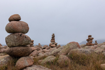 Fototapeta na wymiar Monto de piedras